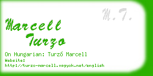 marcell turzo business card